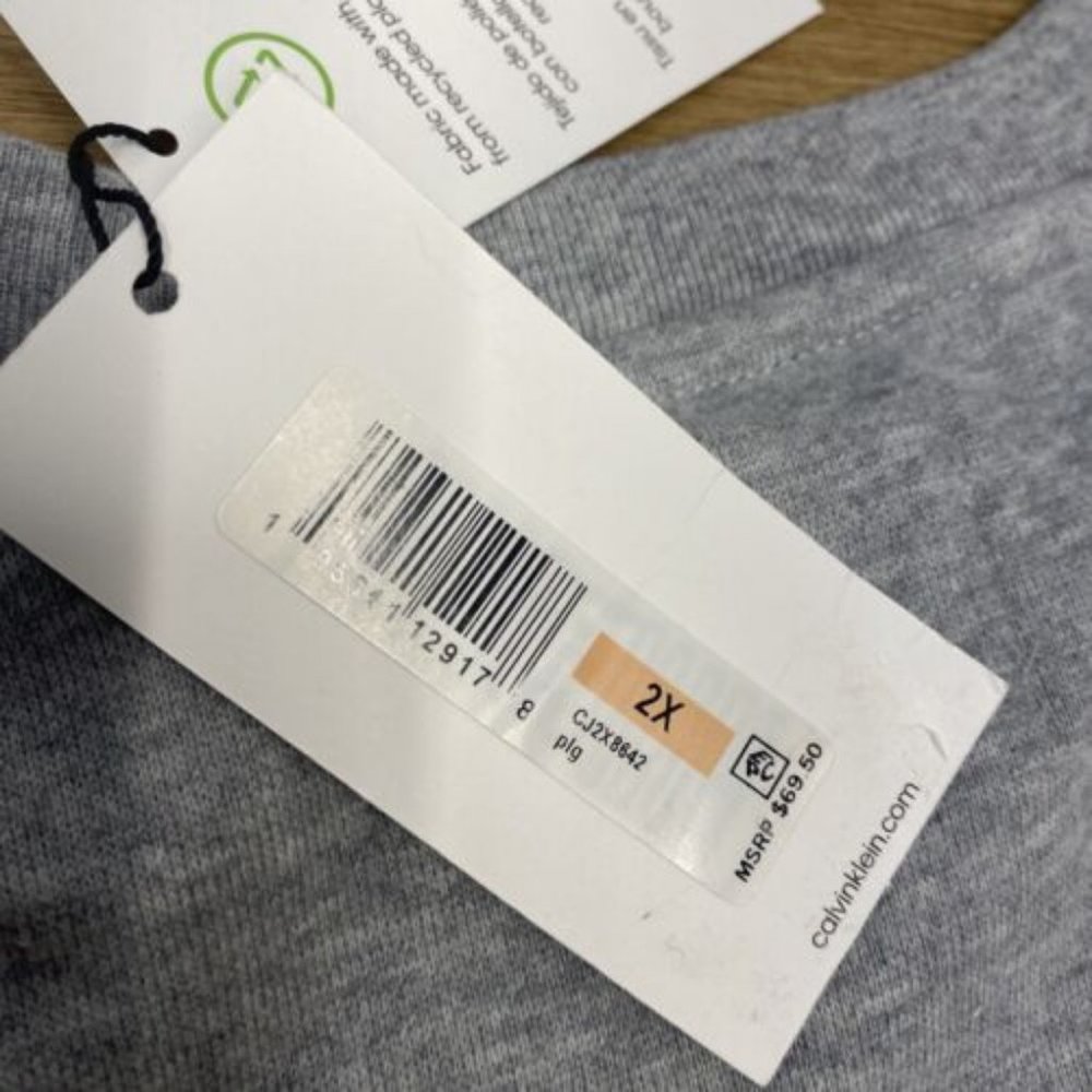 CK Calvin Klein Jeans Sweater Lot of 2 Womens 2X Fleece Pullover Sweatshirt NWT - Picture 11 of 16